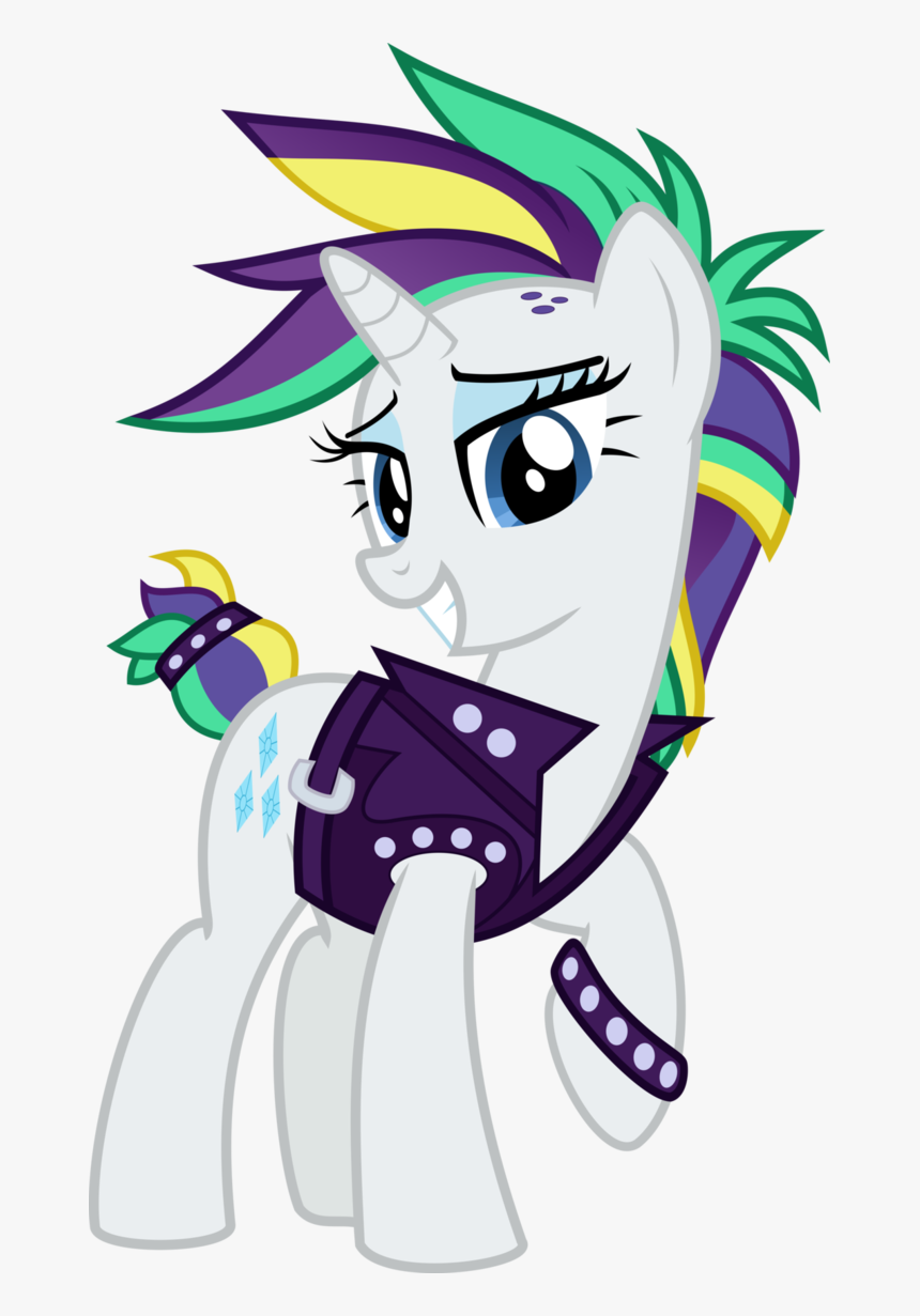Board Vector Animated - My Little Pony Rarity Punk, HD Png Download, Free Download