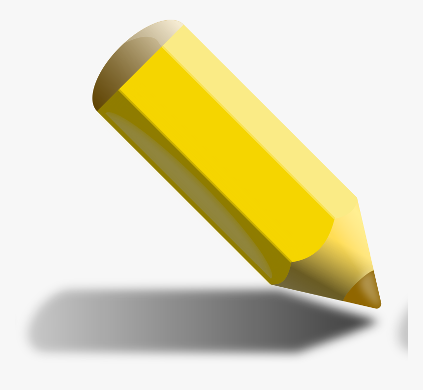 Yellow Pencil Clip Arts, HD Png Download, Free Download