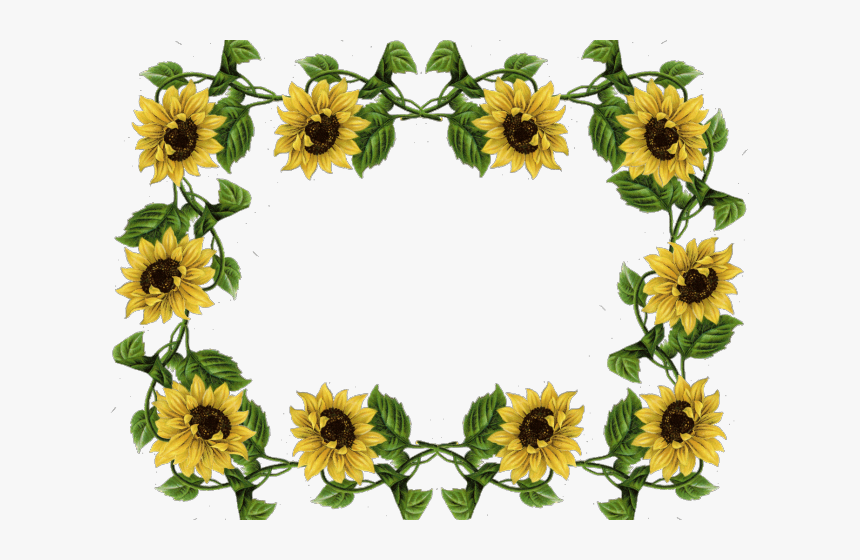 Sunflower Clipart Yellow Sunflower, HD Png Download, Free Download