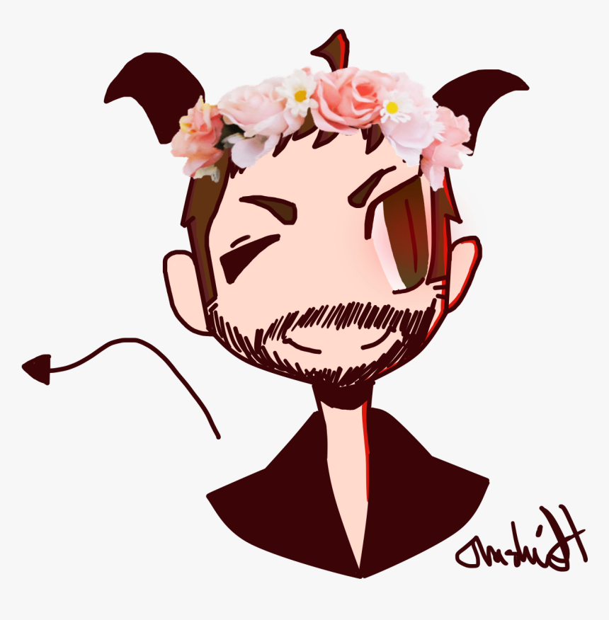 Its My Boi, Crowley, With A Flower Crown, HD Png Download, Free Download