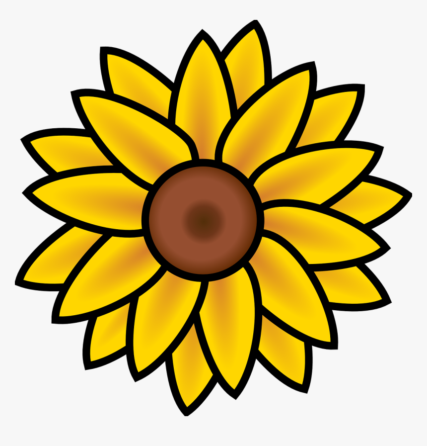 Sunflower Svg Clip Arts, HD Png Download, Free Download