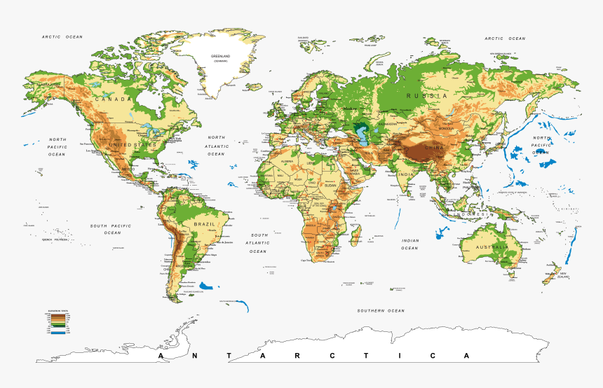 Hd World Map, HD Png Download, Free Download