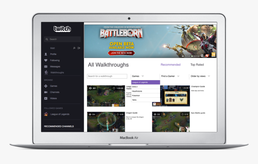 Twitch Screen, HD Png Download, Free Download