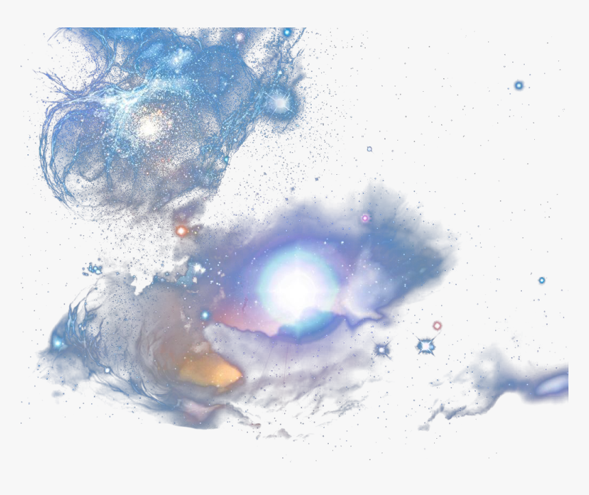 Blue Drawing Galaxy Png Black And White Stock, Transparent Png, Free Download