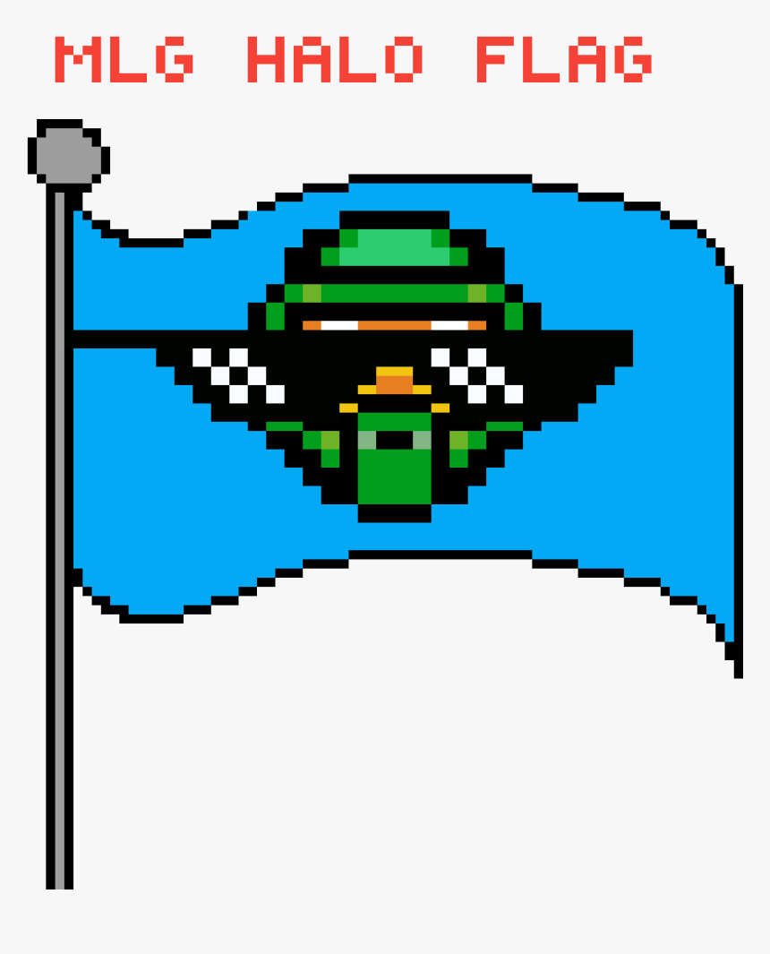 Mlg Master Cheif Flag, HD Png Download, Free Download