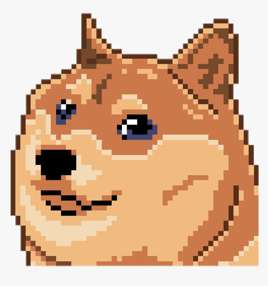 Pixelated Pixelart Freetouse Doge, HD Png Download, Free Download