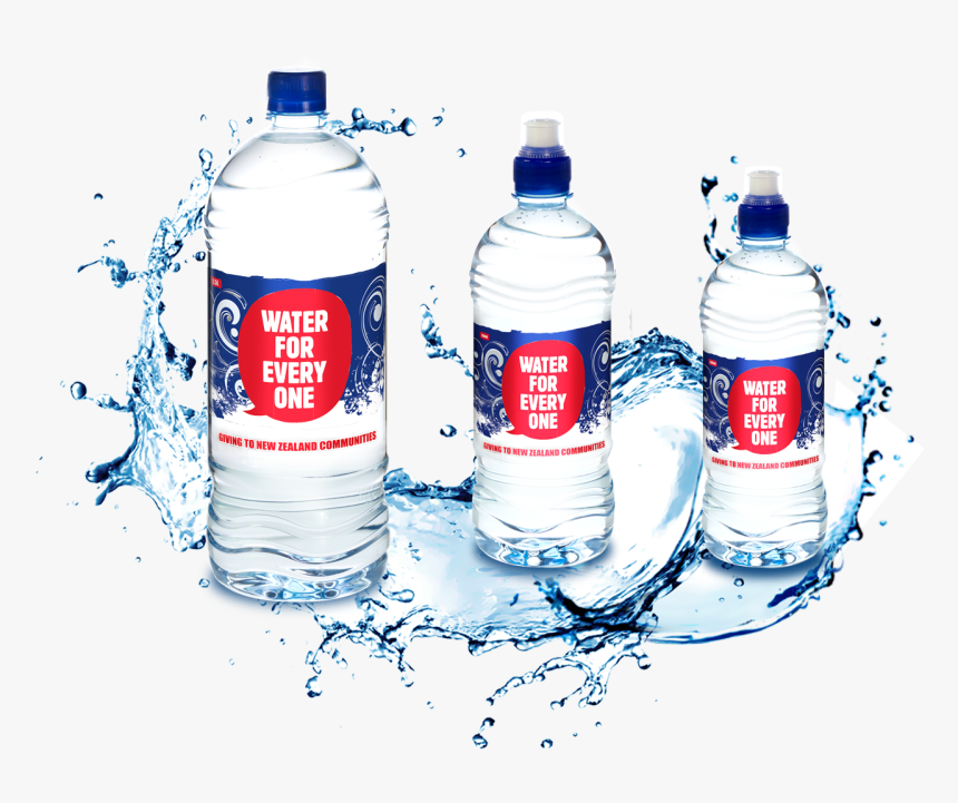 Transparent Water Bottle Splash Png, Png Download, Free Download