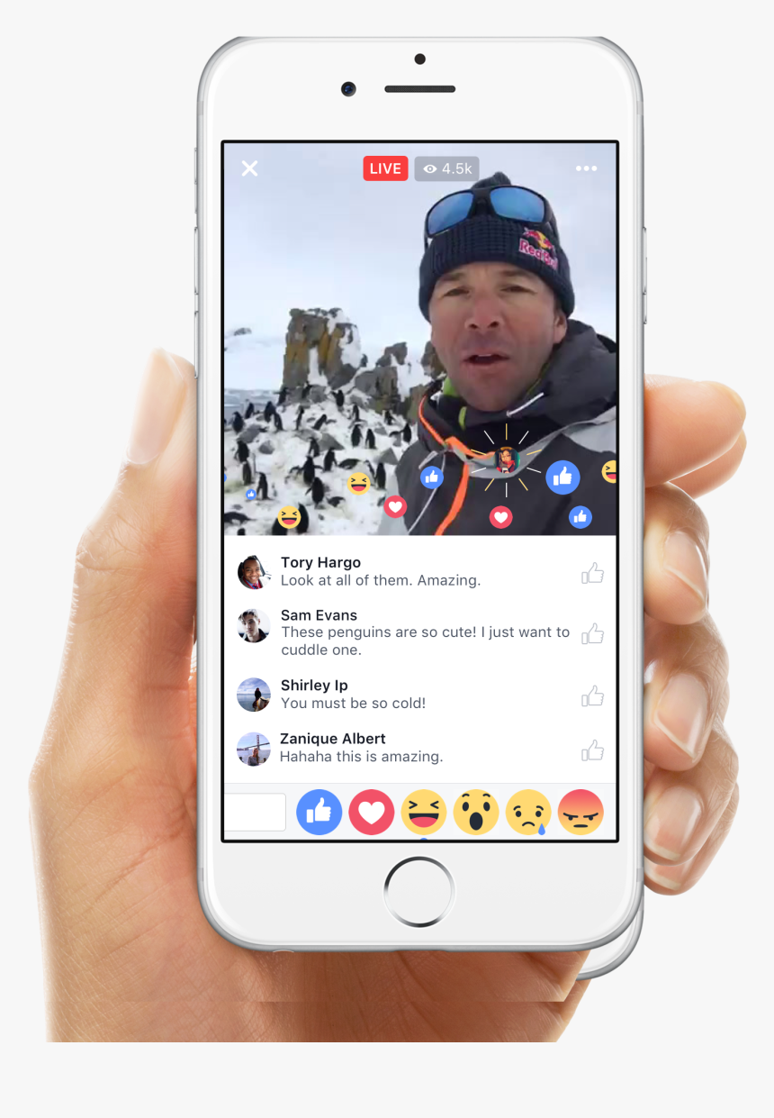 Facebook Live Iphone X , Png Download, Transparent Png, Free Download