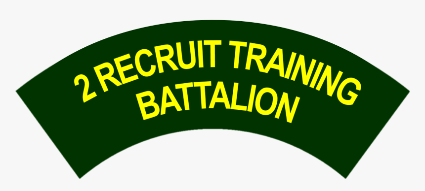 2 Recruit Training Battalion Shoulder Flash, HD Png Download, Free Download