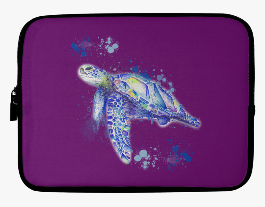 Watercolor Sea Turtle Laptop Sleeves, HD Png Download, Free Download