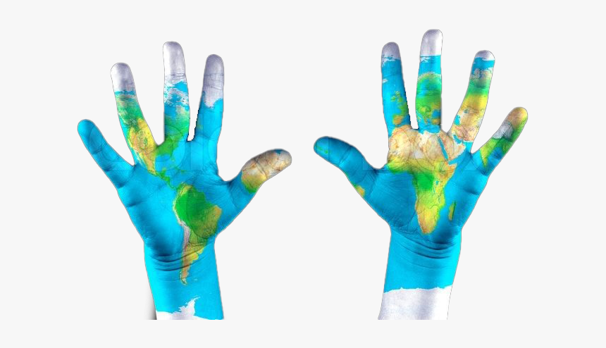 World Map Hands Png Free Background, Transparent Png, Free Download