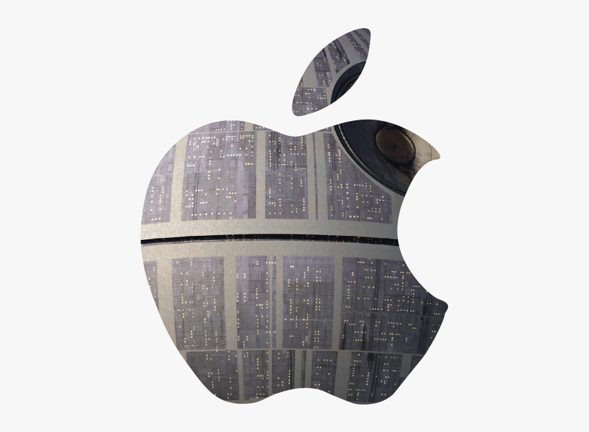 Death Star Apple Clipart Clip Free Library Tag, HD Png Download, Free Download