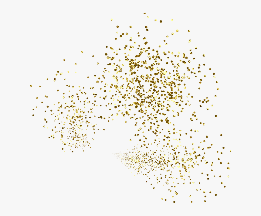 Gold Confetti Png, Transparent Png, Free Download