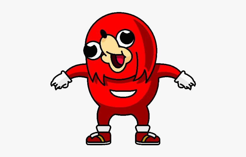 Ugandan Knuckles Transparent Png, Png Download - kindpng.