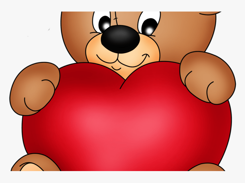 Brown Teddy With Red Heart Png Clipart Gallery Yopriceville, Transparent Png, Free Download