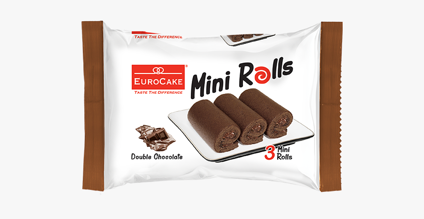 Eurocake 3pc Mini Rolls Double Chocolate, HD Png Download, Free Download