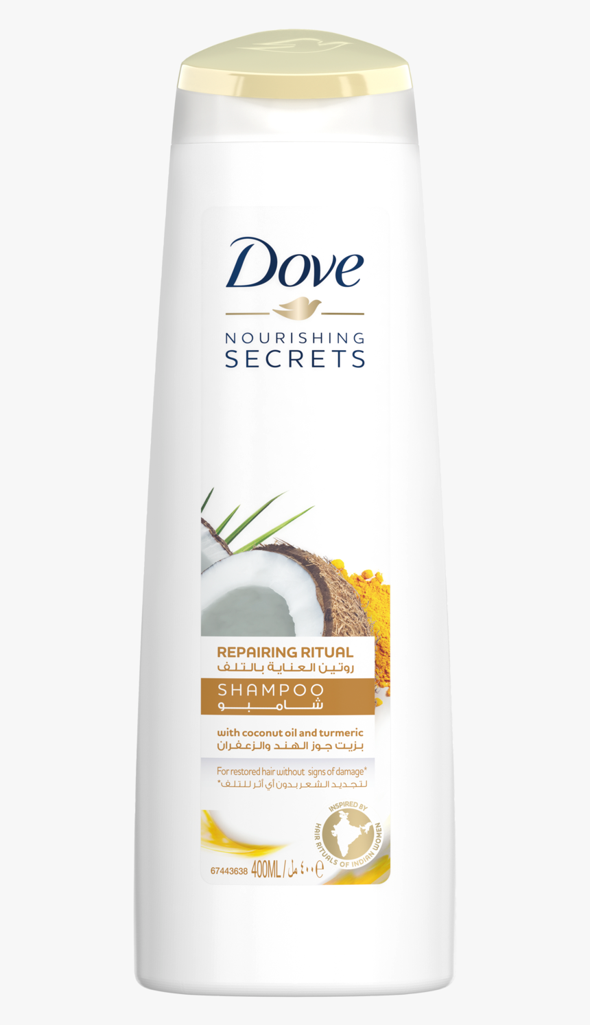 Dove Nourishing Secrets Repairing Ritual Shampoo- Coconut, HD Png Download, Free Download