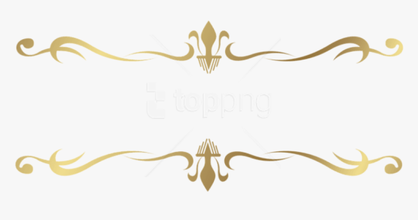 Free Png Download Transparent Deco Border Elenets Clipart, Png Download, Free Download