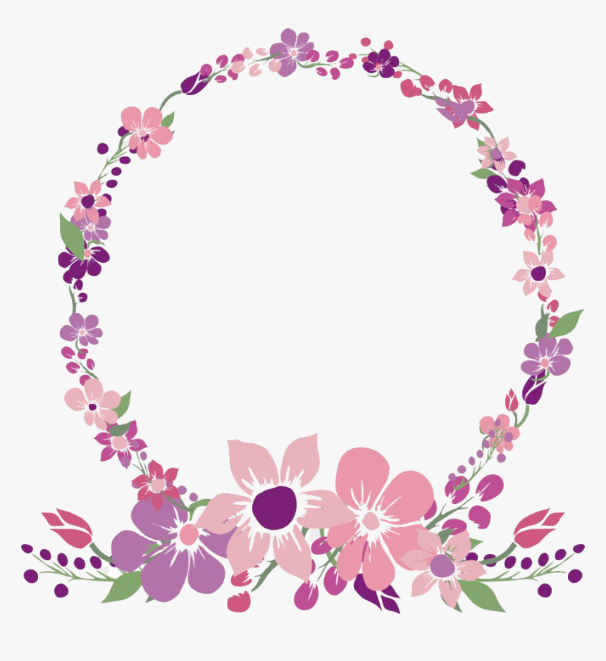 Flower Border Png, Transparent Png, Free Download