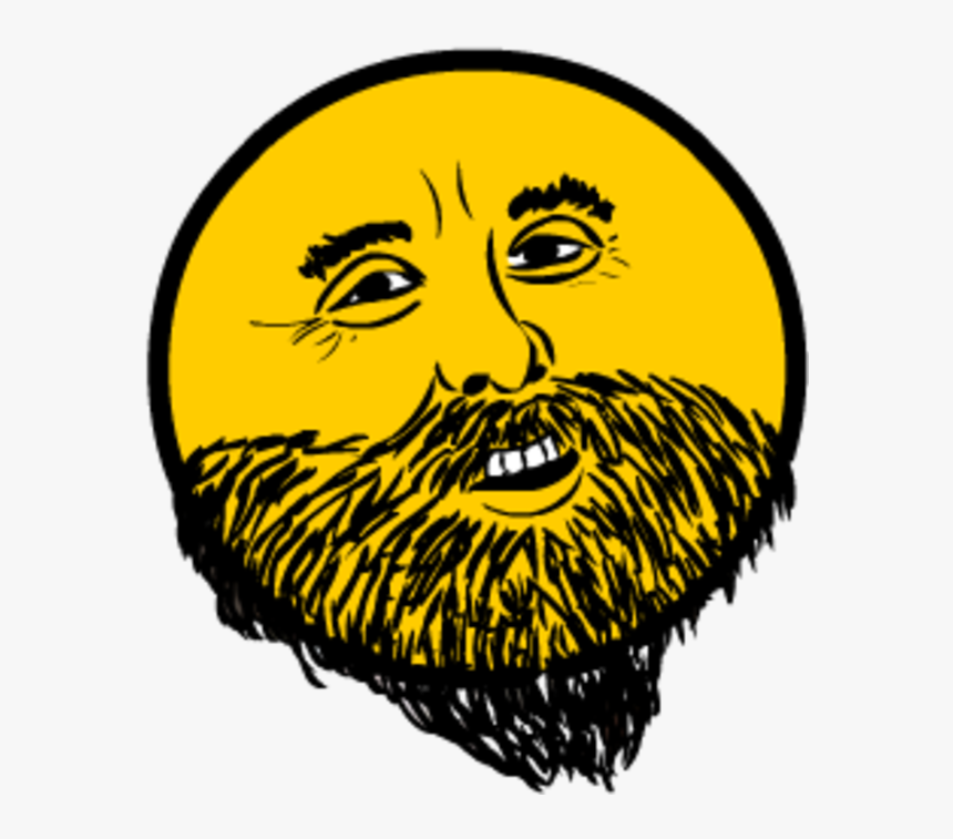 Smiley Face Yellow Facial Expression Black And White, HD Png Download, Free Download