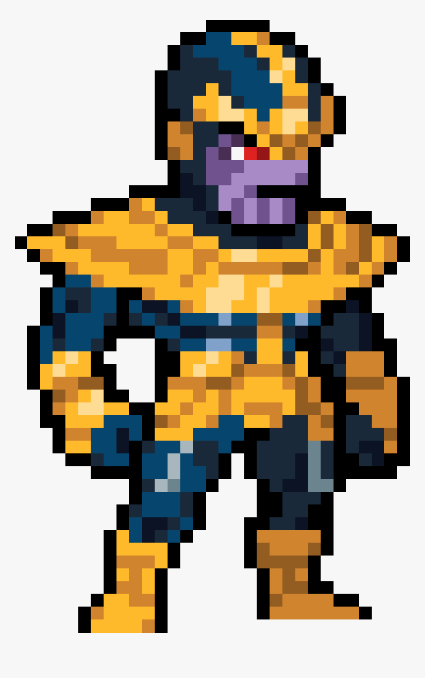 Thanos Png 8 Bit, Transparent Png, Free Download