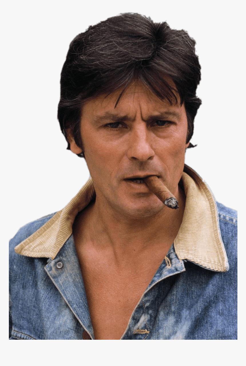 Alain Delon Cigar Png, Transparent Png, Free Download