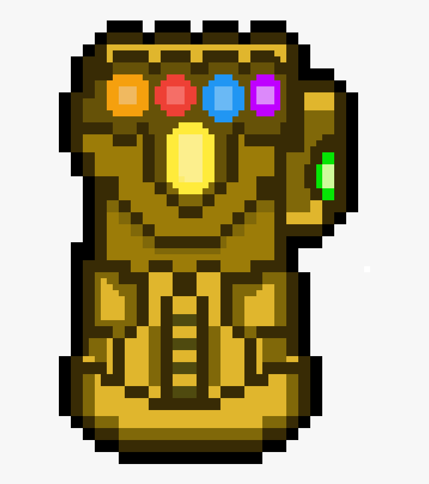 Minecraft Pixel Art Thanos Clipart , Png Download, Transparent Png, Free Download