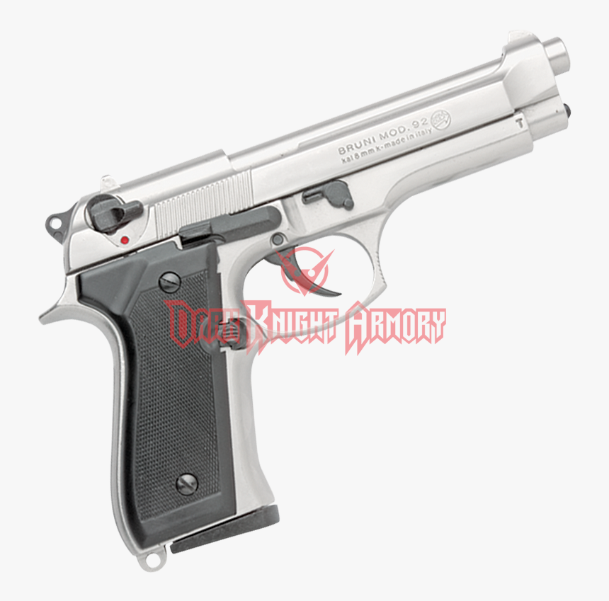 Semi-auto Blank Firing Nickel M92 Pistol, HD Png Download, Free Download