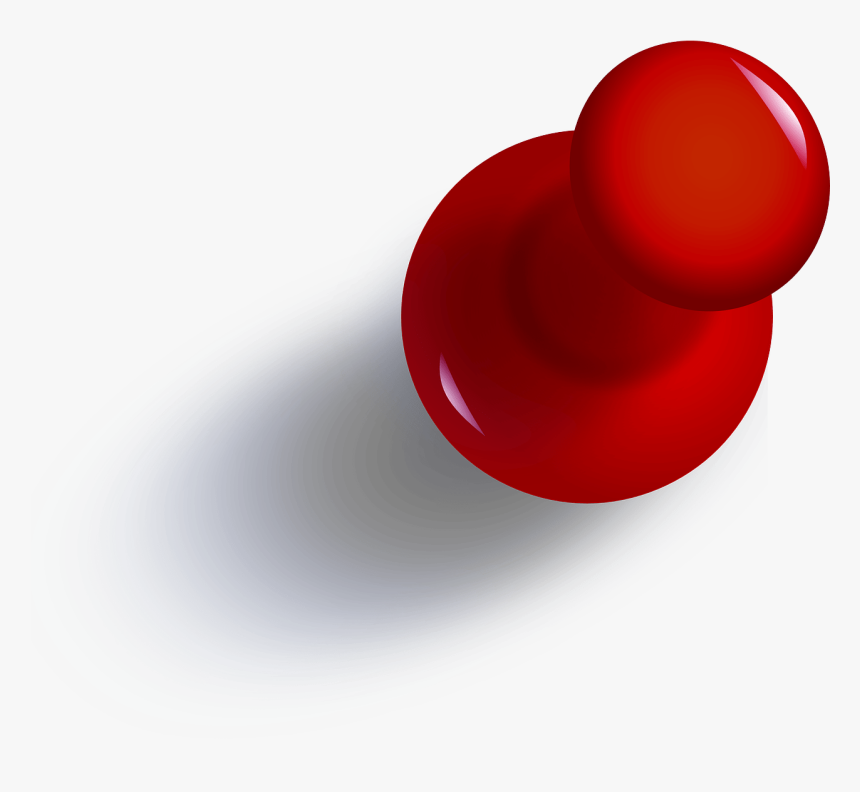 Push Pin Clip Art No Background, HD Png Download, Free Download