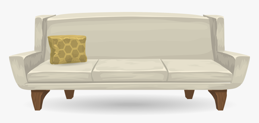 Danish Modern Sofa From Glitch Clip Arts, HD Png Download, Free Download