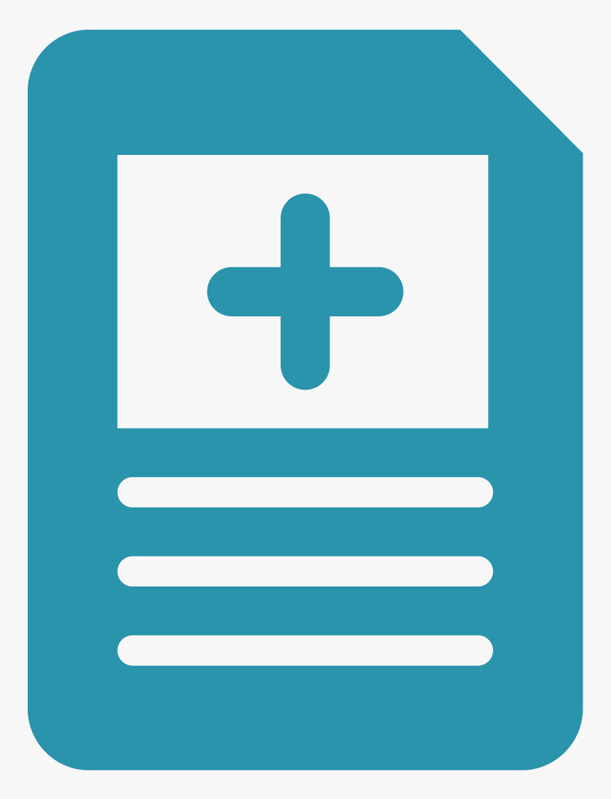 Blue File With Plus Sign Icon, HD Png Download, Free Download