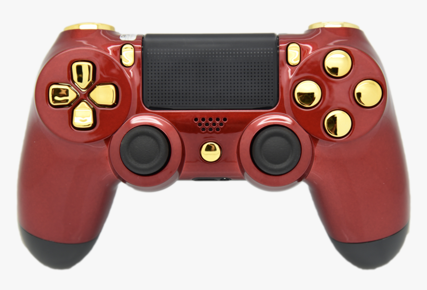 Red & Gold Glossy Ps4 Controller, HD Png Download, Free Download