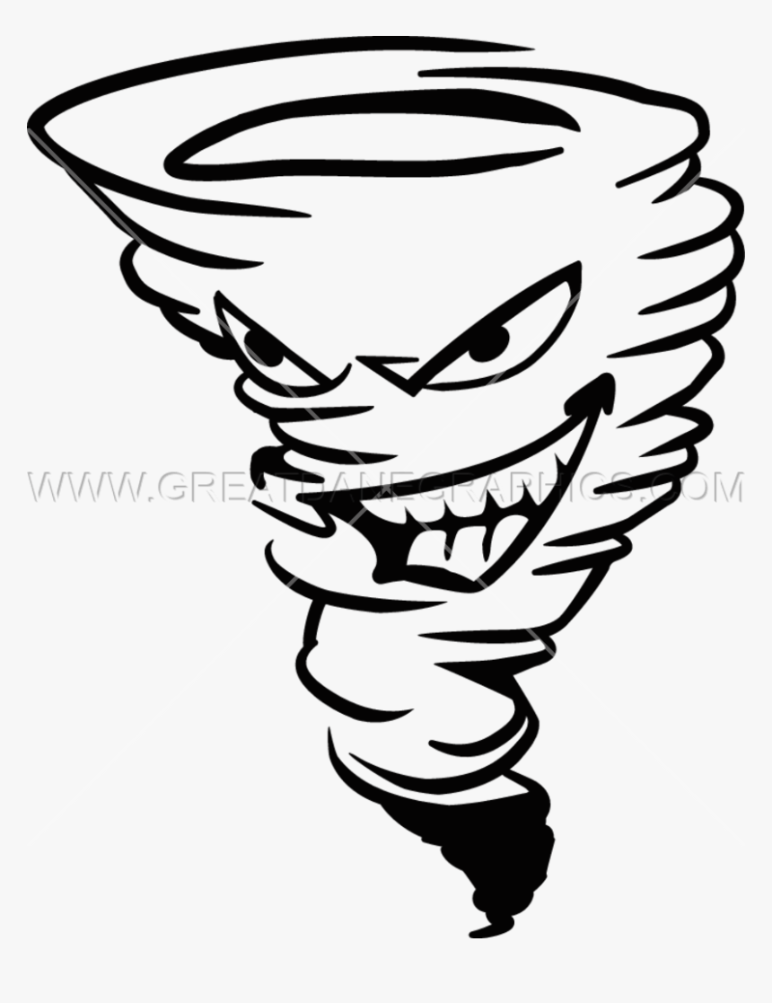 Tornado Line Art Clip, HD Png Download, Free Download