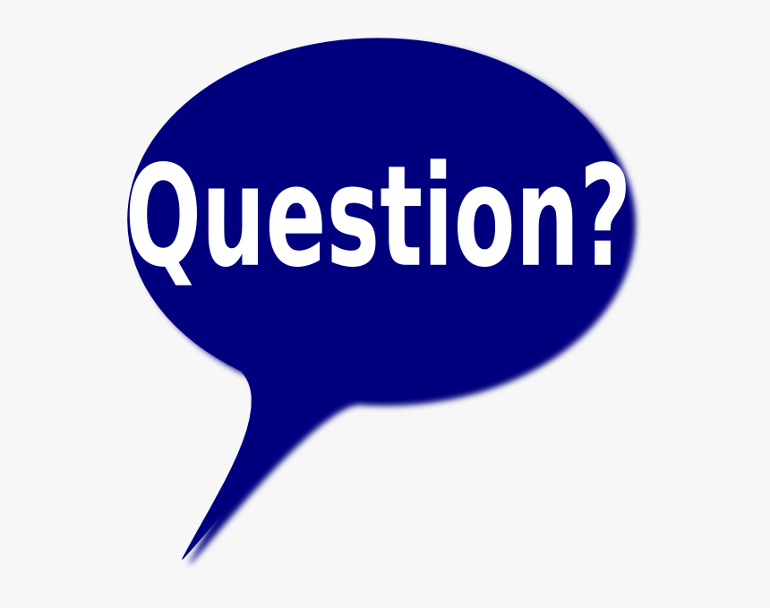 Blue Bubble Question Svg Clip Arts, HD Png Download, Free Download