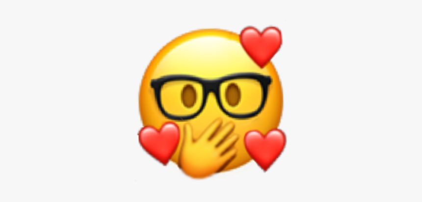 #emoji #tiktok #nerd #love #shocked #betyouarefromtiktok, HD Png Download, Free Download