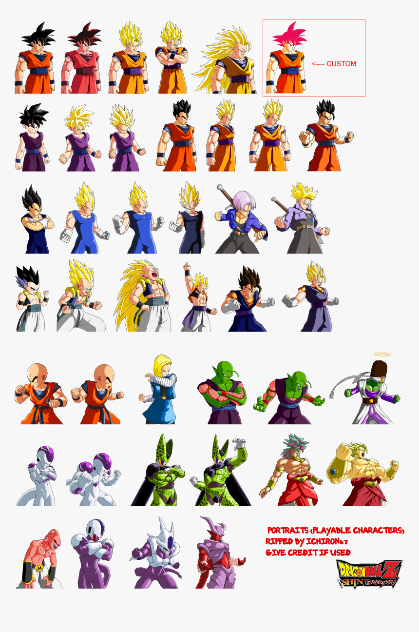 Dragon Ball Z Characters Sprites Pictures To Pin On, HD Png Download, Free Download