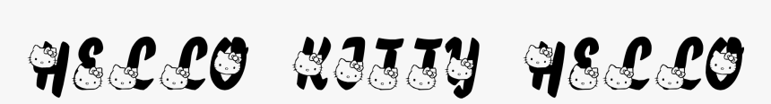 Lms Hello Kitty Hello Font, HD Png Download, Free Download