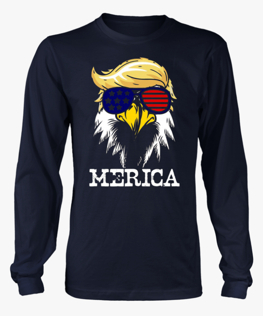 Usa-4th Of July Eagle In Trump Hair Shirt For Independence, HD Png Download, Free Download