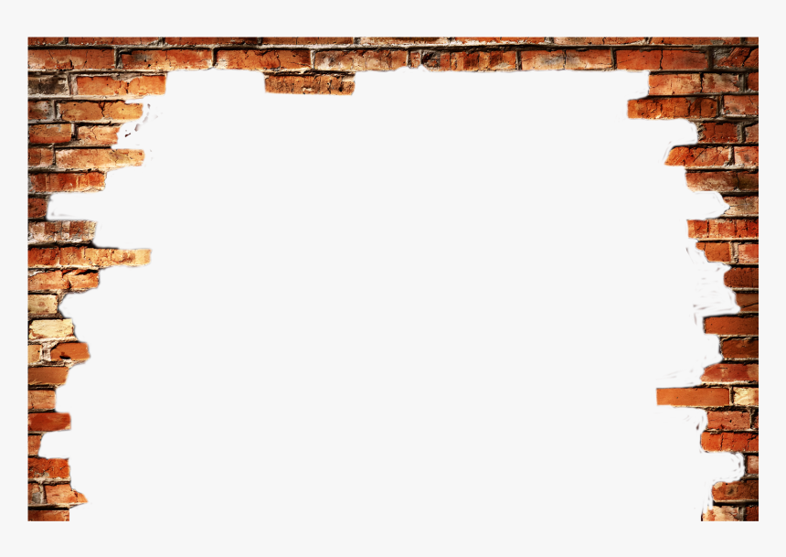 Brick Wall Hole Png, Transparent Png, Free Download