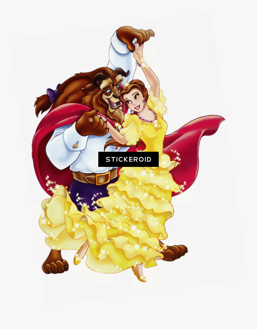 Belle Dancing With The Beast, HD Png Download, Free Download