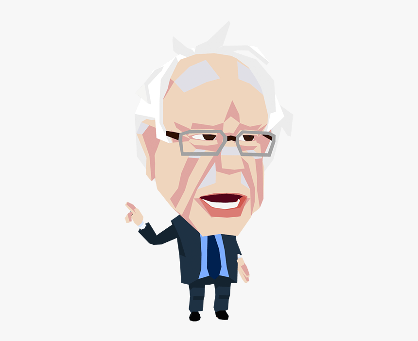 Bernie Sanders Caricature, HD Png Download, Free Download