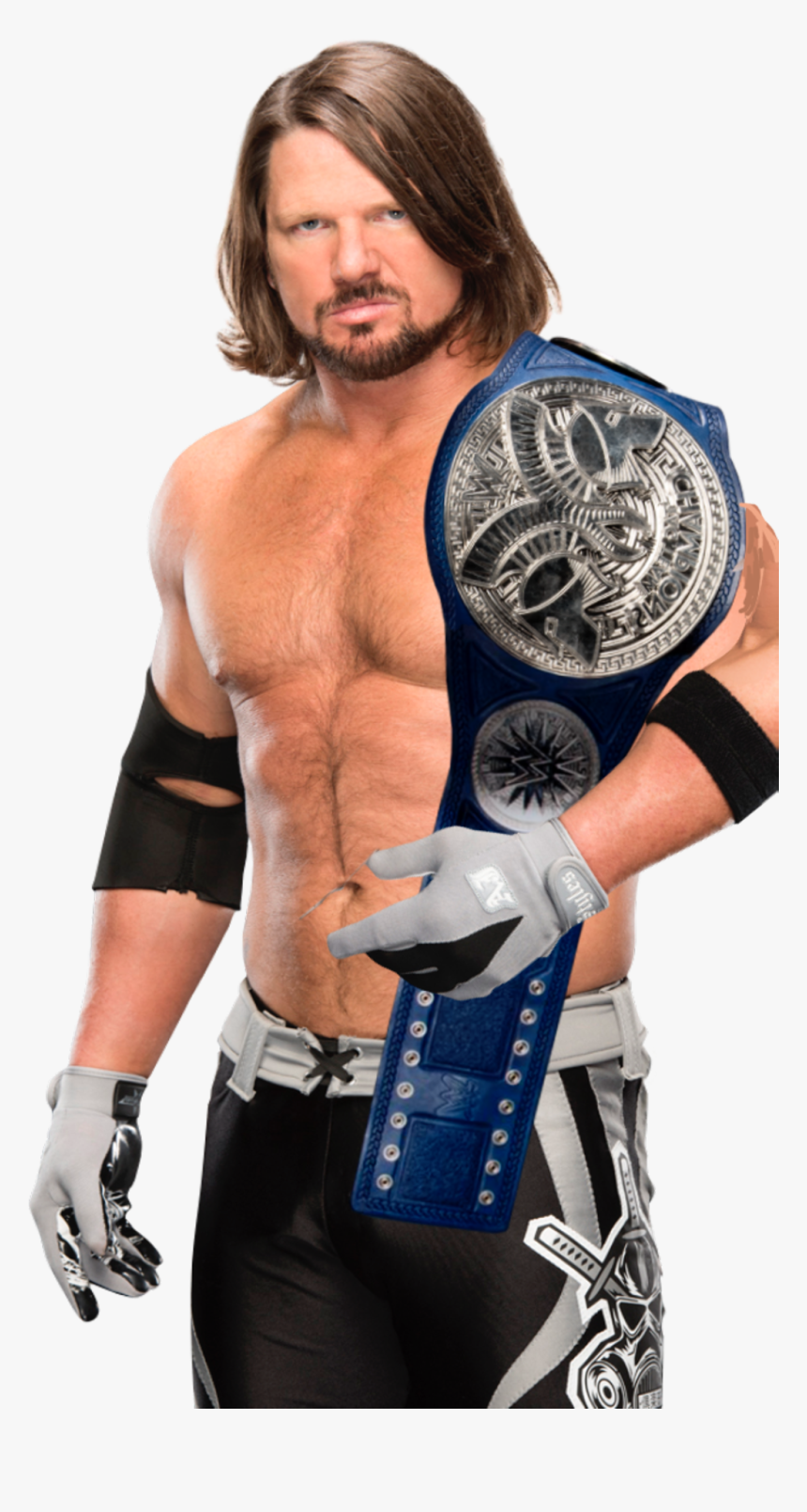 Wwe Aj Styles United States Champion Clipart , Png, Transparent Png, Free Download
