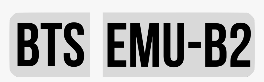 Bts Emu-b2 Tag, HD Png Download, Free Download