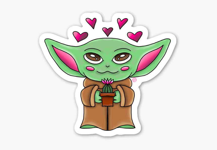 Yoda One I Love Sticker, HD Png Download, Free Download