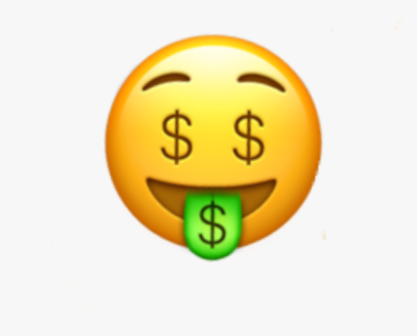 #money #face #emoji #moneyeyes #eyes #iphone #sticker, HD Png Download, Free Download
