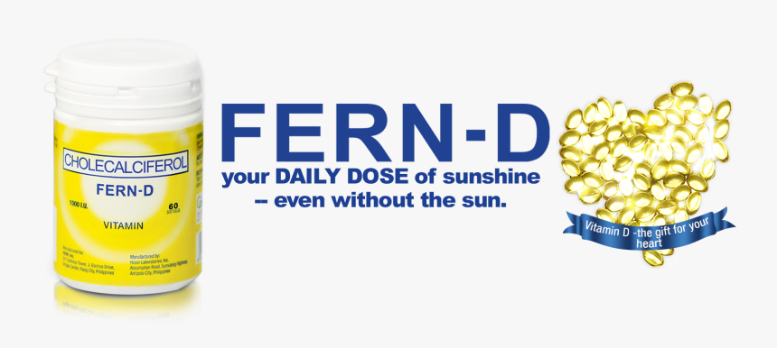 Fern-d Is A Brand Name For The Generic "cholecalciferol, HD Png Download, Free Download