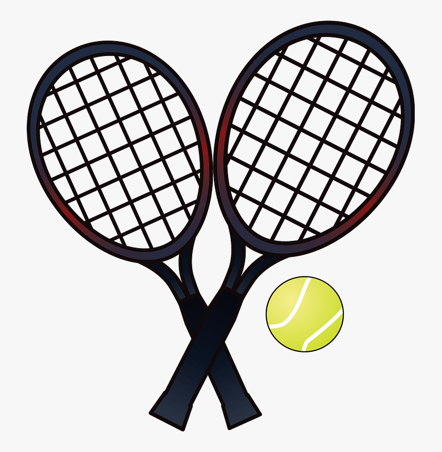 Tennis Ball Racket Sports Clipart, HD Png Download, Free Download