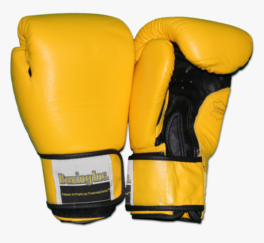 Black And Yellow Boxing Gloves , Png Download, Transparent Png, Free Download