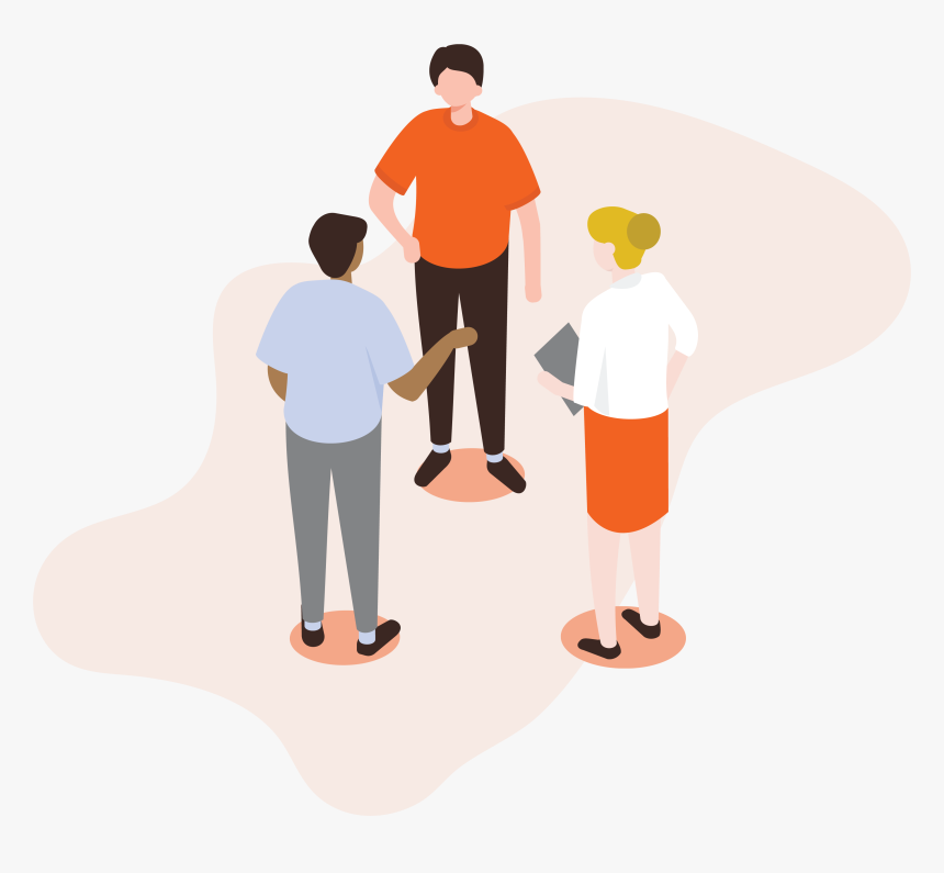 People Standing And Talking Png, Transparent Png, Free Download