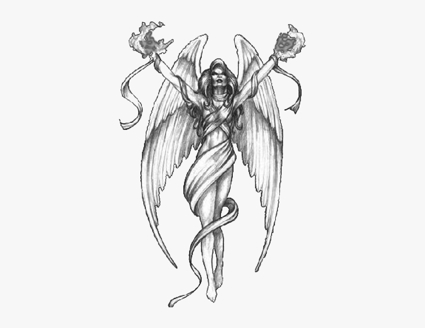 Angel Tattoos Png Image File, Transparent Png, Free Download